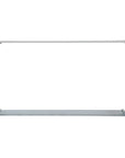 12" X 48" Silver Metal Rectangular Raised Garden Bed