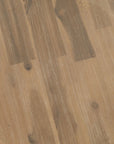 14" Natural Solid Wood Round Outdoor Side Table