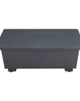 32" Gray Aluminum Square Outdoor Coffee Table