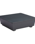 32" Gray Aluminum Square Outdoor Coffee Table