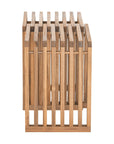 27" Natural Solid Wood Extendable Indoor Outdoor Bench