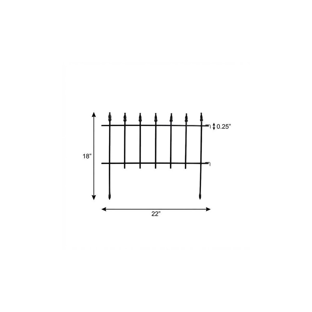 Black Iron Garden Stake