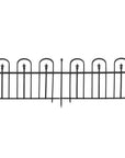 Black Steel Garden Stake
