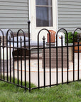 Black Steel Garden Stake