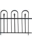 Black Steel Garden Stake