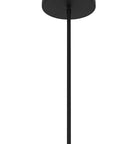 22" Black Aluminum Geometric LED Dimmable Outdoor Pendent Hanging Light
