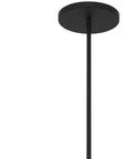 22" Black Aluminum Cone LED Dimmable Outdoor Pendent Hanging Light