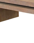 48" Natural Wood Distressed Frame Coffee Table