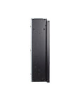 24" Black Metal Electric Fireplace Insert With LED