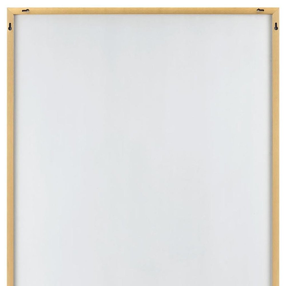 Gold Aluminum Wall Mount Or Leaning Framed Full Length Mirror