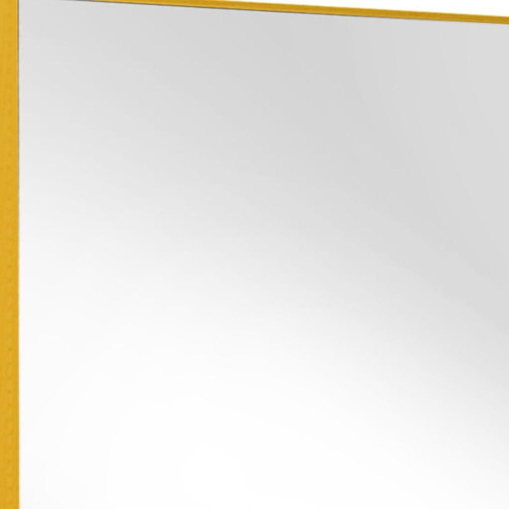 Gold Aluminum Wall Mount Or Leaning Framed Full Length Mirror