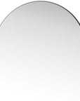 71" Black Wood Arch Wall Mount And Leaning Framed Full Length Mirror