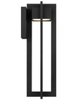 Black LED Dimmable Outdoor Hanging Light