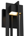 Black LED Dimmable Outdoor Hanging Light