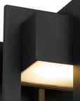 Black LED Dimmable Outdoor Hanging Light