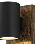 Black LED Dimmable Outdoor Hanging Light