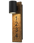 Black LED Dimmable Outdoor Hanging Light