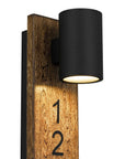 Black LED Dimmable Outdoor Hanging Light