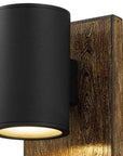 Black LED Dimmable Outdoor Hanging Light
