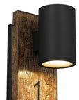 Black LED Dimmable Outdoor Hanging Light