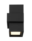 Black LED Dimmable Outdoor Hanging Light