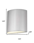 Silver LED Dimmable Outdoor Hanging Light