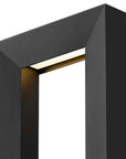 Black LED Dimmable Outdoor Hanging Light