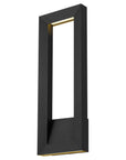 Black LED Dimmable Outdoor Hanging Light