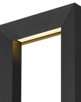 Black LED Dimmable Outdoor Hanging Light