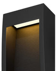 Black LED Dimmable Outdoor Hanging Light