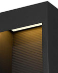 Black LED Dimmable Outdoor Hanging Light