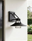 Black Transparent LED Dimmable Outdoor Hanging Light
