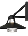 Black Transparent LED Dimmable Outdoor Hanging Light