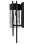 Black Seeded LED Dimmable Outdoor Hanging Light