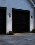 Black Seeded LED Dimmable Outdoor Hanging Light