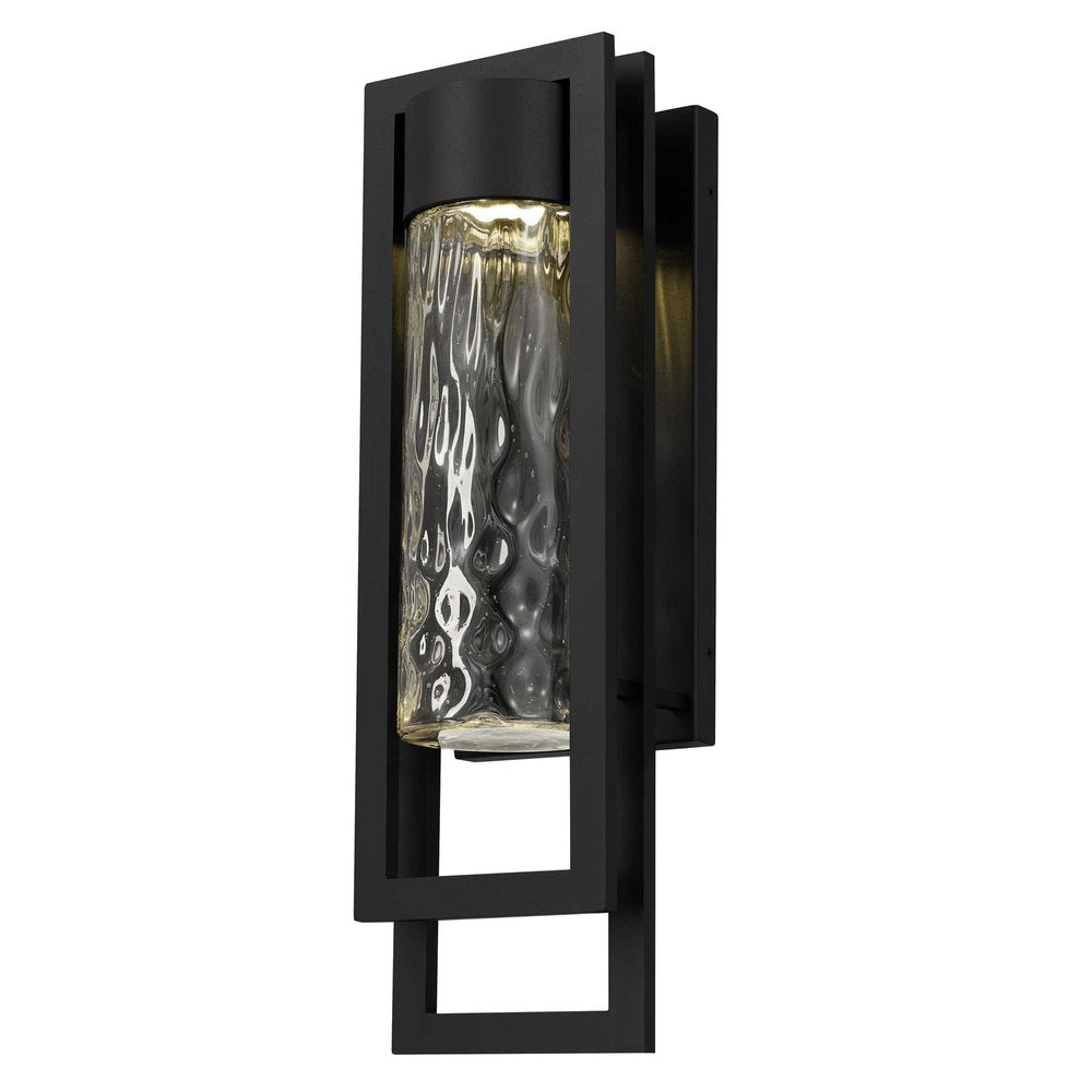 Black Seeded LED Dimmable Outdoor Hanging Light