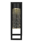 Black Seeded LED Dimmable Outdoor Hanging Light