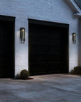 Black Seeded LED Dimmable Outdoor Hanging Light
