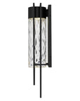 Black Seeded LED Dimmable Outdoor Hanging Light