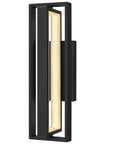 Black LED Dimmable Outdoor Hanging Light
