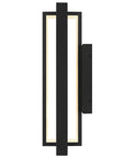Black LED Dimmable Outdoor Hanging Light