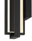 Black LED Dimmable Outdoor Hanging Light