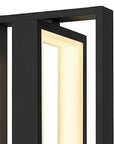 Black LED Dimmable Outdoor Hanging Light