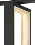 Black LED Dimmable Outdoor Hanging Light