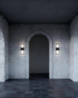 Black LED Dimmable Outdoor Hanging Light