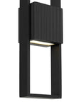 Black LED Dimmable Outdoor Hanging Light