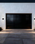 Black LED Dimmable Outdoor Hanging Light