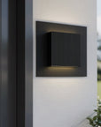 Black LED Dimmable Outdoor Hanging Light
