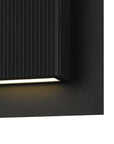Black LED Dimmable Outdoor Hanging Light
