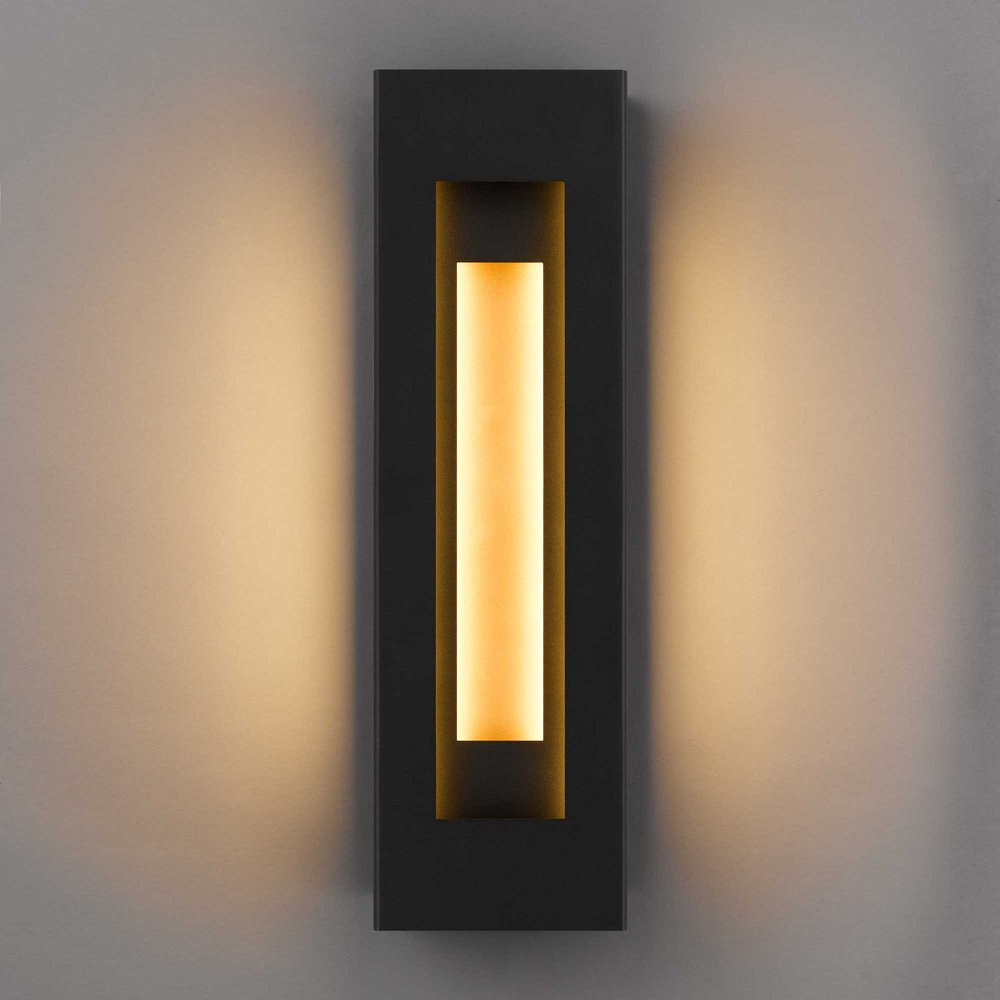 Black LED Dimmable Outdoor Hanging Light